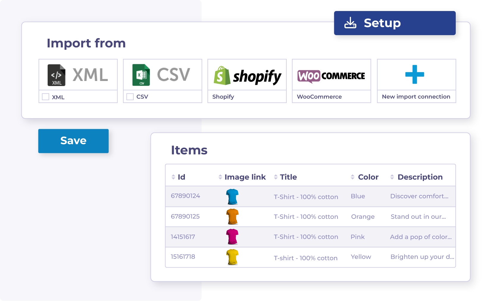 01 feed management  Import