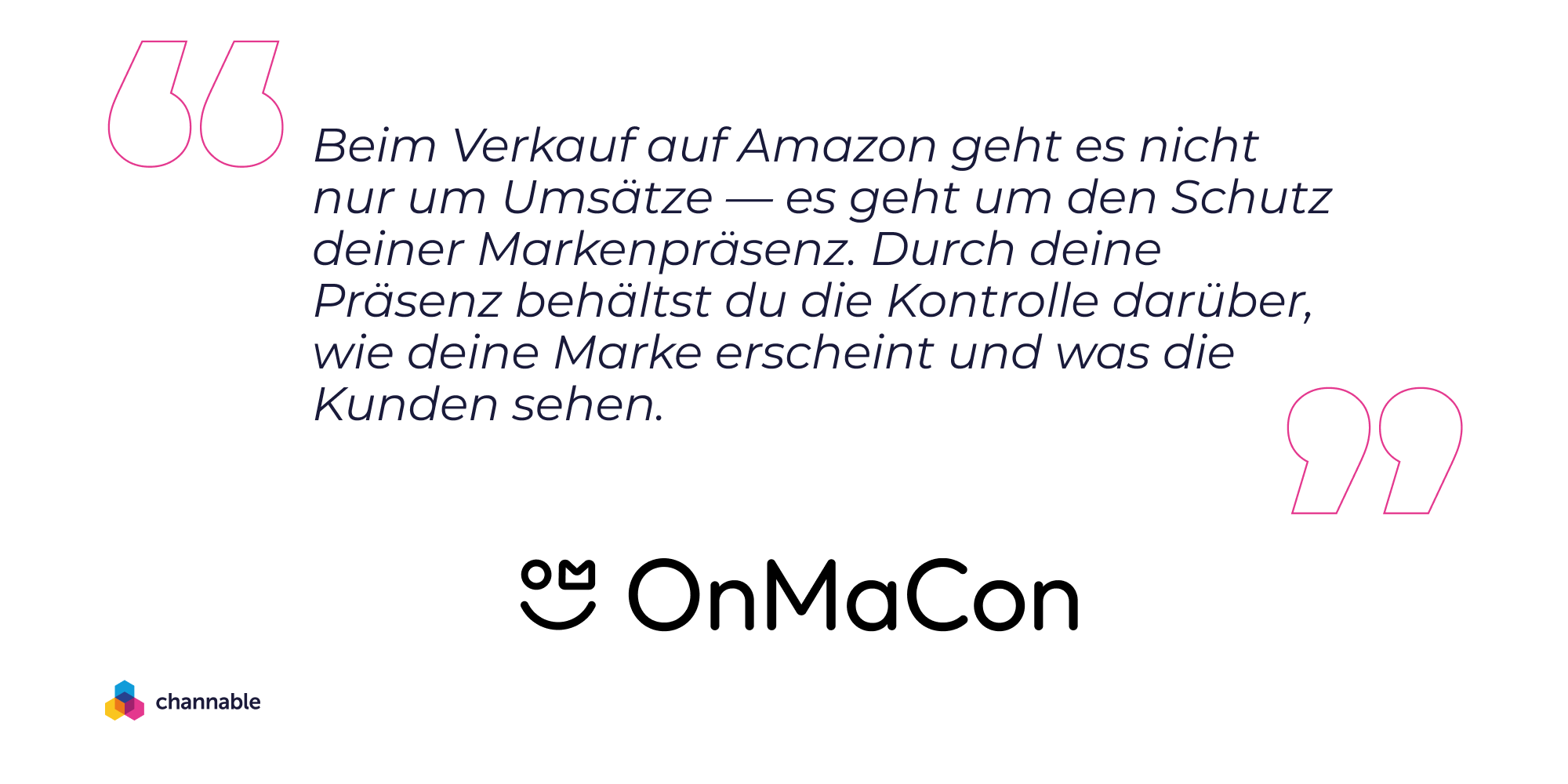 Zitat: Beim Verkauf auf Amazon geht es nicht nur um Umsätze — es geht um den Schutz deiner Markenpräsenz. Durch deine Präsenz behältst du die Kontrolle darüber, wie deine Marke erscheint und was die Kunden sehen