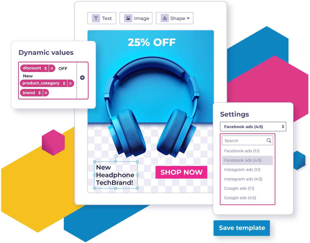Creating hyper-relevant product ad visuals at scale with dynamic creative optimization