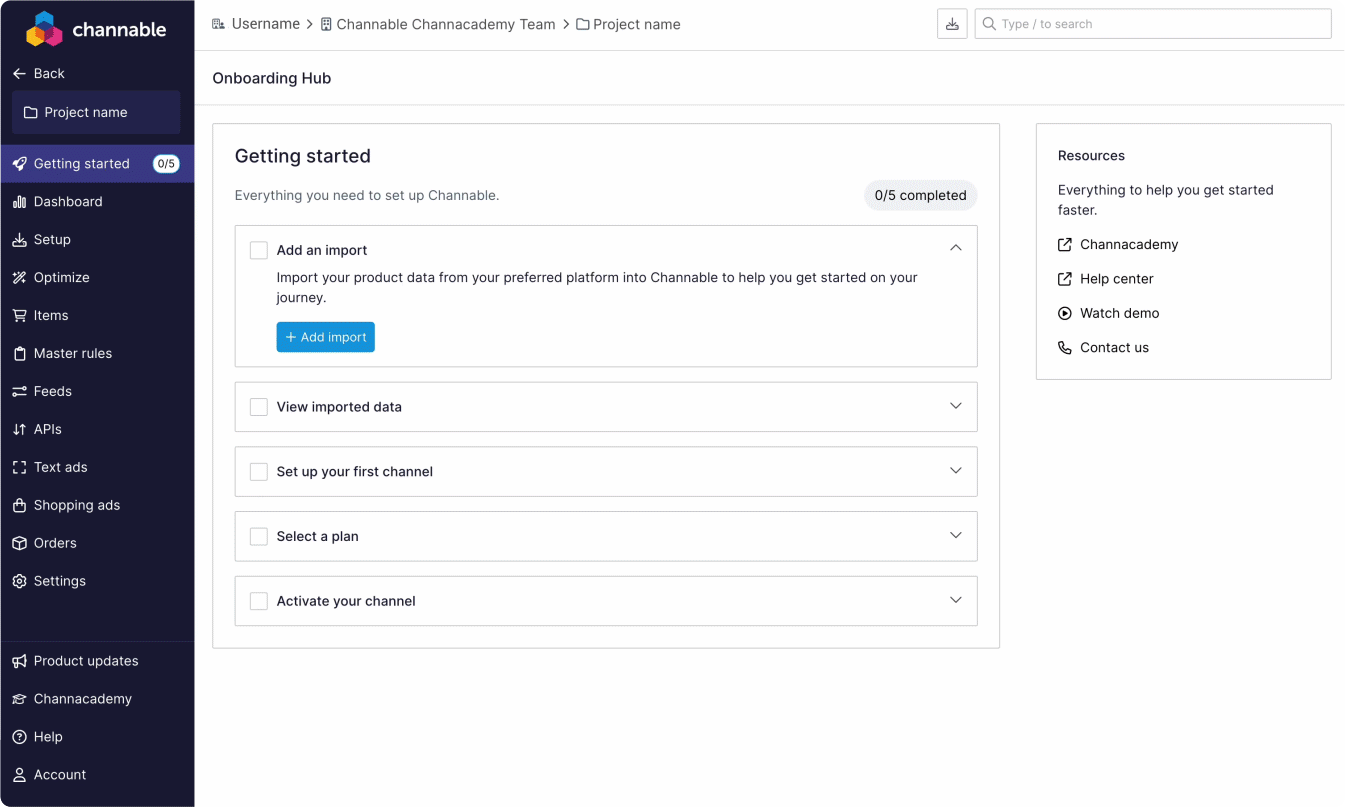 Importing your product feed into a Channable project and map fields