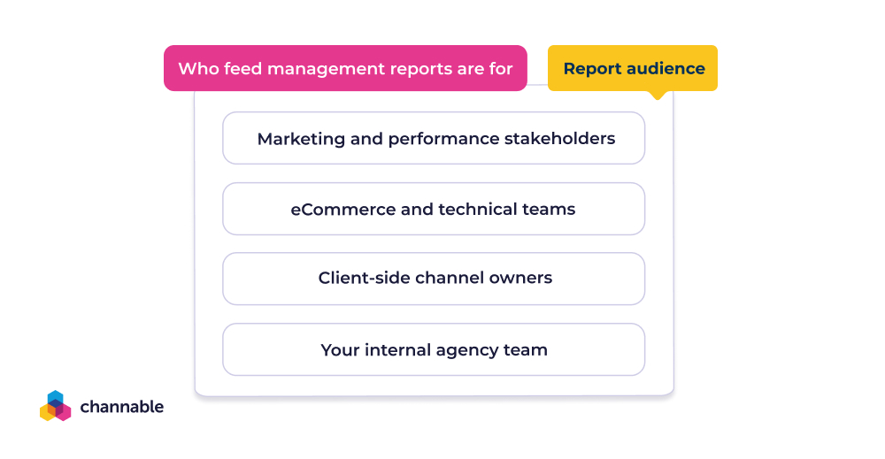 Who feed management reports are for