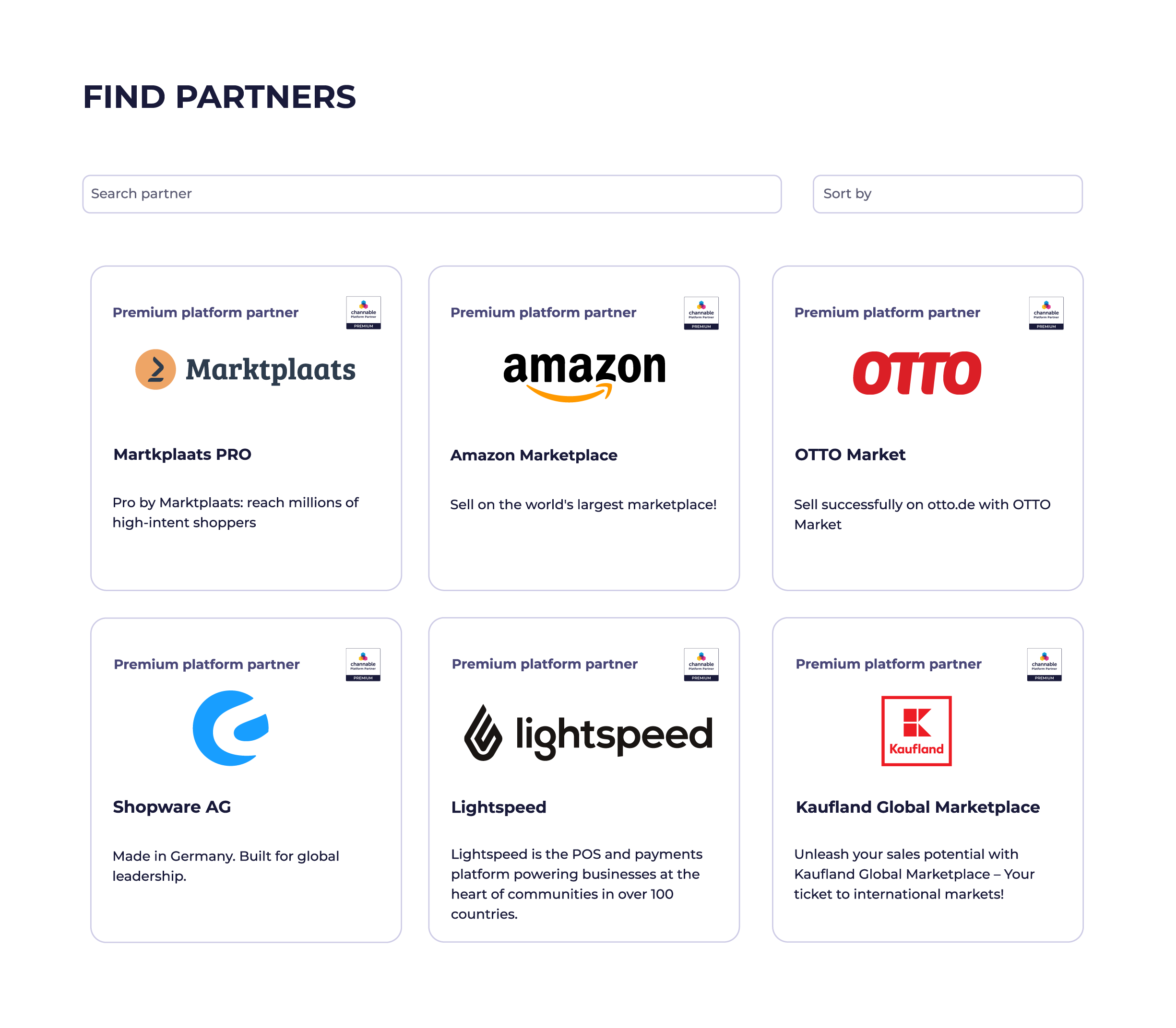 Explore our integrated platform partners