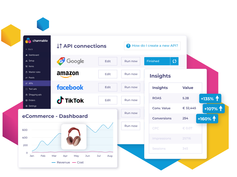 Centralize all incoming orders into one multichannel eCommerce platform