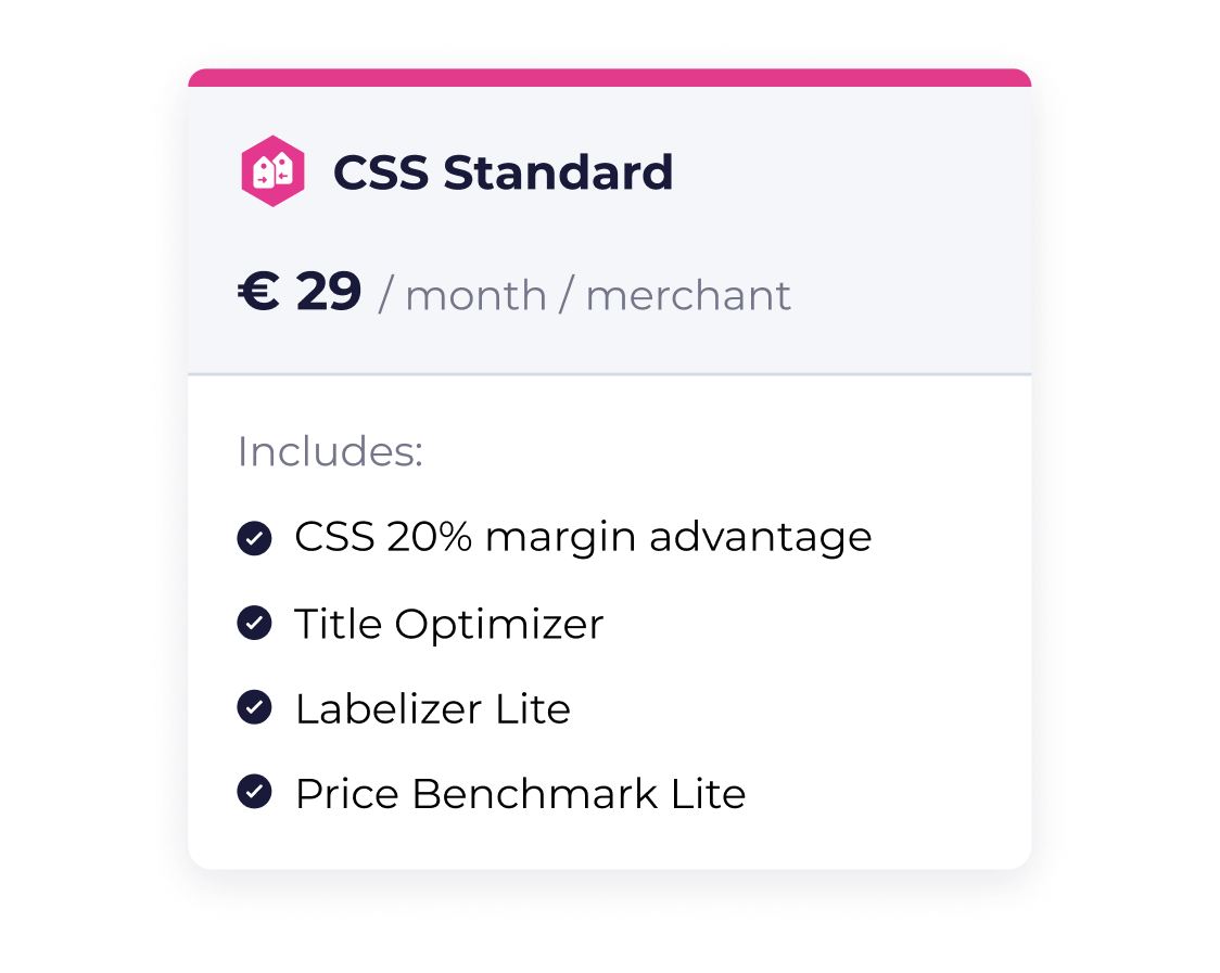 Simple pricing. Get CSS and extra optimization tools.