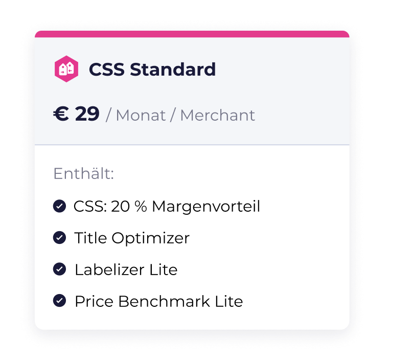 Einfache Preise. Sichere dir CSS und zusätzliche Optimierungstools.