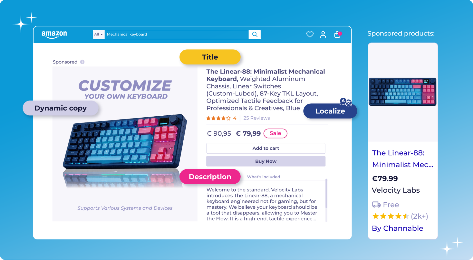 Channable's AI Text Generation helps you create conversational attributes, including question and answer content, richer variant details, or other supporting text fields in bulk