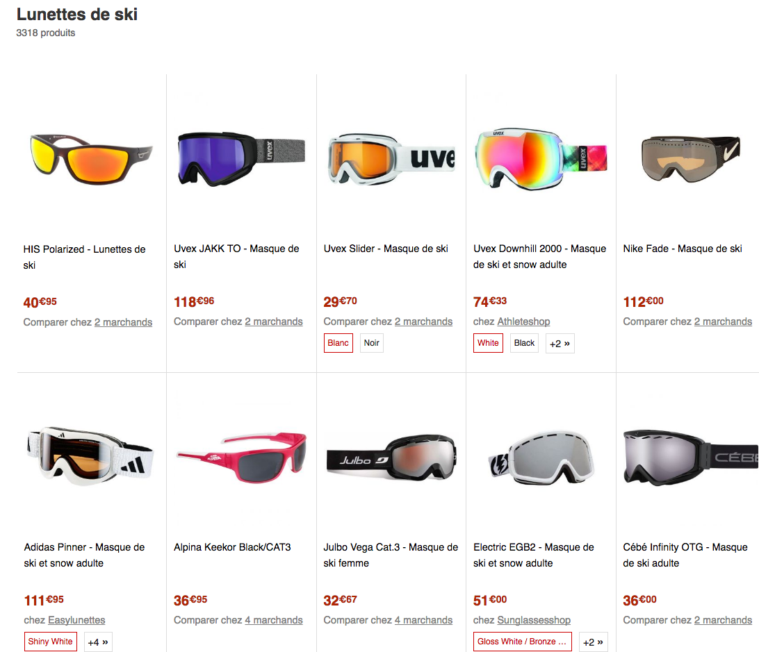 Annonces produits sur Touslesprix