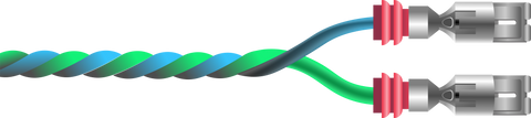 Twisted pair – Unequal, short open ends processing