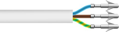 Mehradrige Kabel crimpen