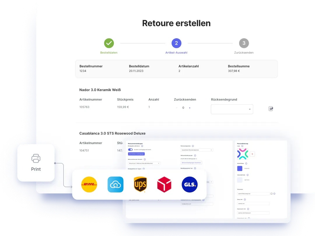 Scalable returns management without complexity