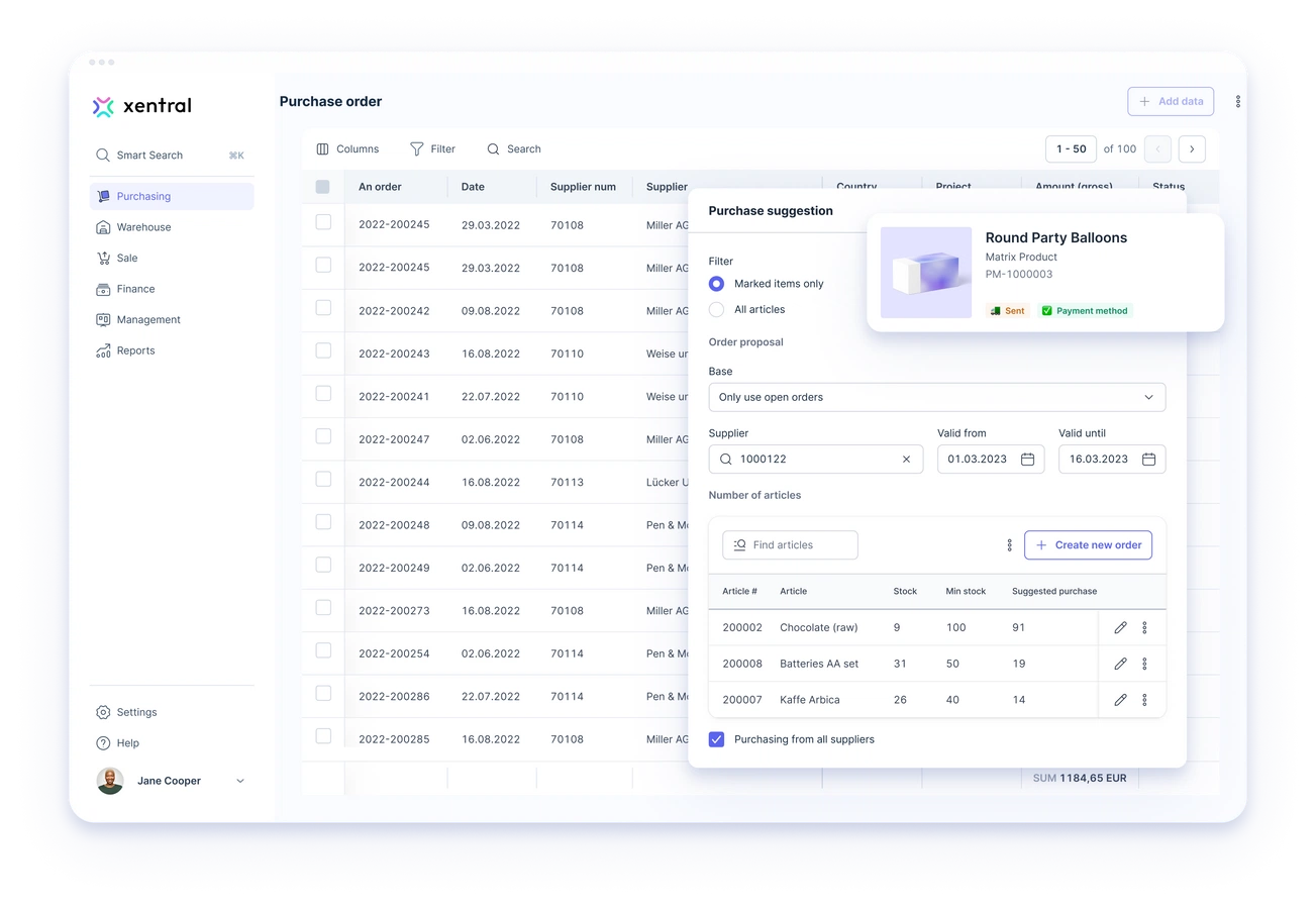 Image of Xentral Interface