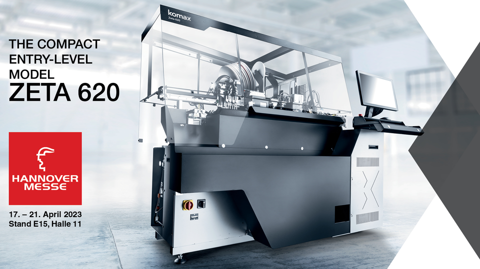 Komax with two highlights at the Hannover Messe