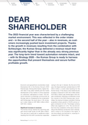 Komax Shareholder letter 2023