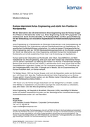 Komax übernimmt Artos Engineering und stärkt ihre Position in Nordamerika