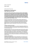 Half-year results 2017 of Komax Group