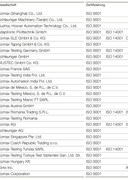 Komax-ISO-Zertifizierungen