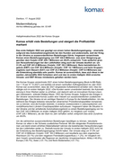 Medienmitteilung - Halbjahresabschluss 2022 DE