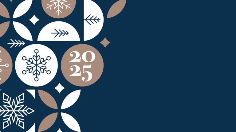 Cheerful holidays and a happy new year