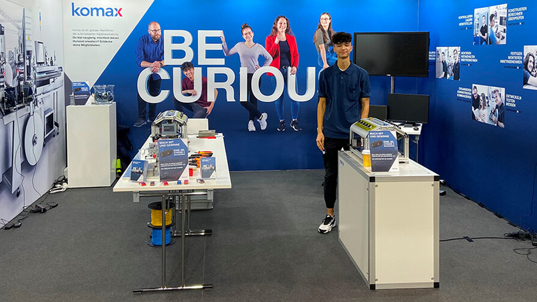 Find out all about Komax apprenticeships at ZEBI 2020