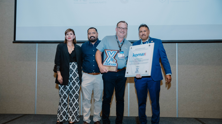 WireTech Expo: Komax wins the UNMEXAR award