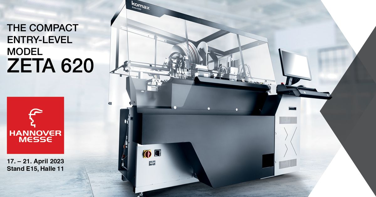 Komax with two highlights at the Hannover Messe | Komax