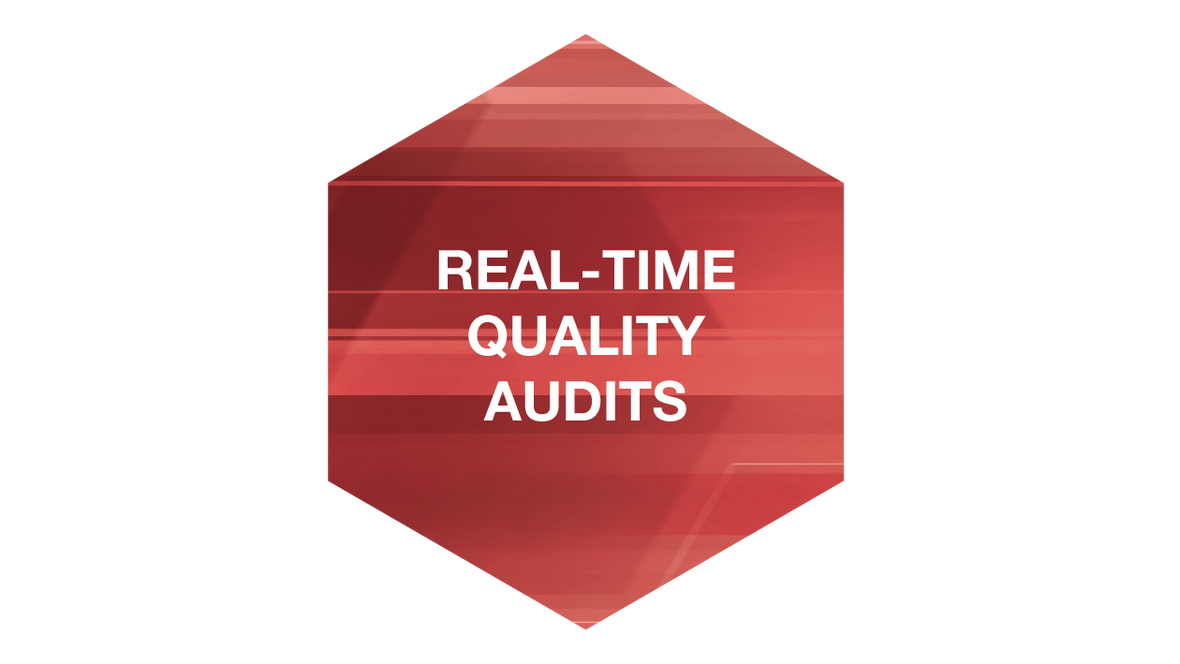 Label Smart Factory Kachel Real-Time Quality Audits