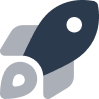 Icon kleine Rakete