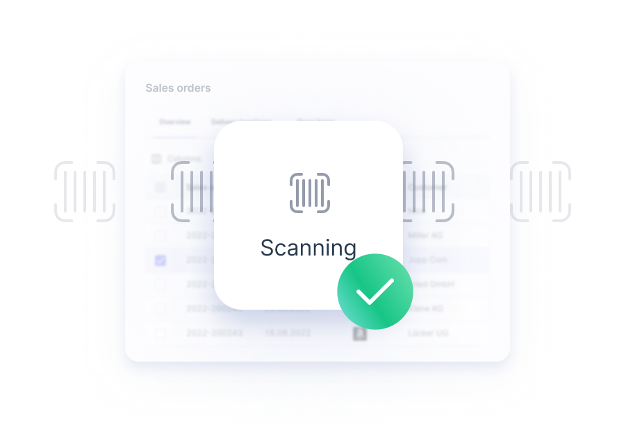 Xentral Inventarisatie App Barcode Scanning