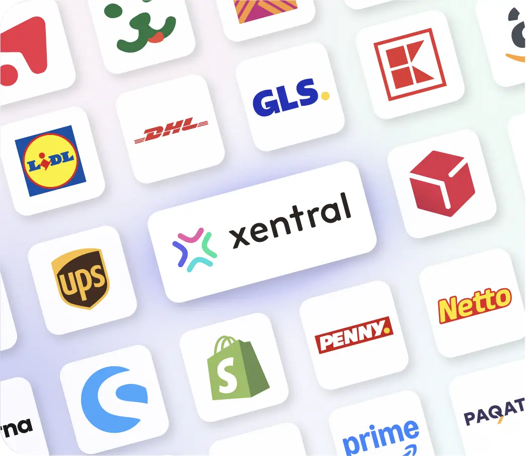 Bestandsmanagement-Software mit nativen Schnittstellen zu Lidl, Kaufland, Netto und Logistik-Integrationen wie GLS und DHL