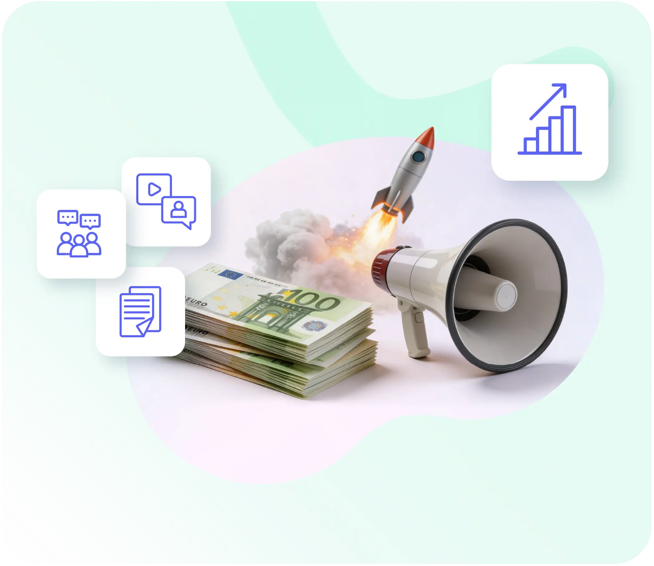 Partner Marketing Fund Visual Scheine und Megafon